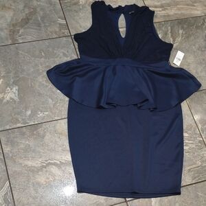 Fashion to Figure Deep Blue Dress